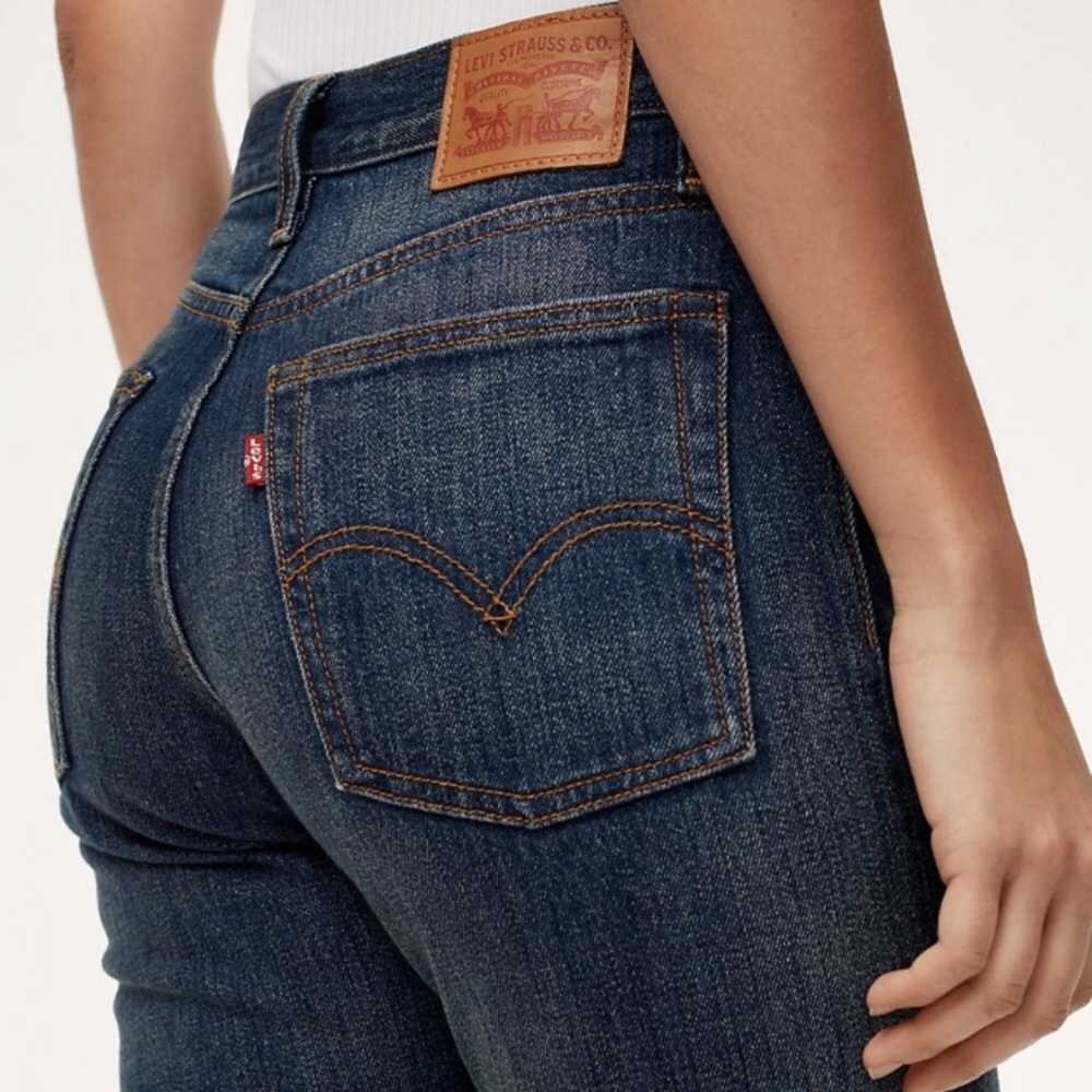 Levis wedgie fit white oak  jeans